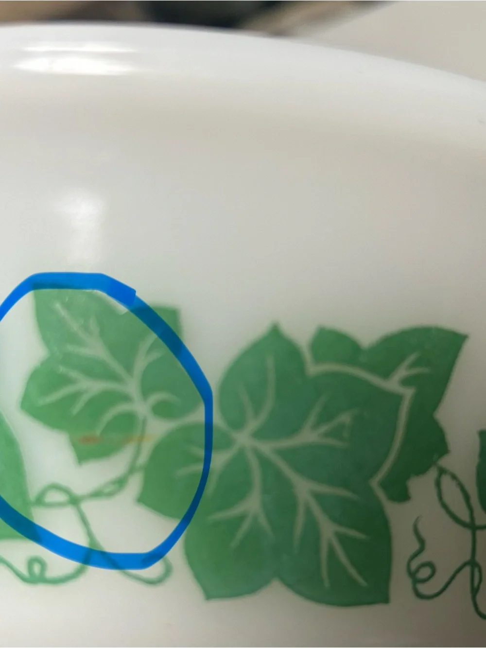 Hazel Atlas Ivy Leaf 6